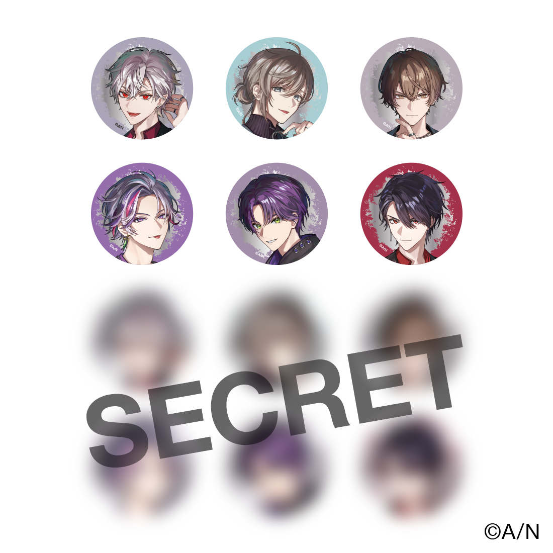 【VACHSS LIVE “THE TAKEOVER”】ランダム缶バッジ【にじフェス2026】